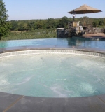 The same spa from pool project 1, alternate view of horizon.